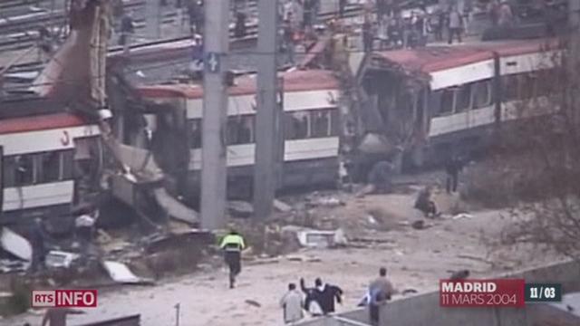 Madrid: les Espagnols commémorent les attentats du 11 mars 2004