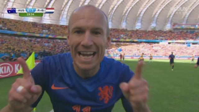 Groupe B, AUS-NED (0-1): belle action d'Arjen Robben qui ouvre le score