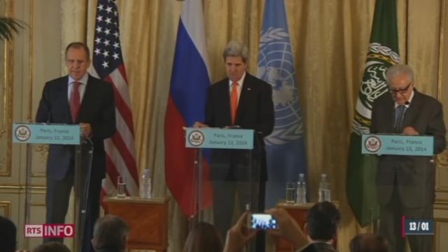 John Kerry et Sergueï Lavrov se sont rencontrés à Paris