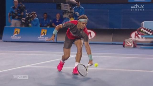Wawrinka - Nadal (6-3, 6-2, 3-6, 4-3): Stan break, Nadal débreak le jeu d'après