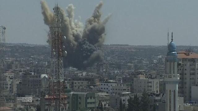 Reprise des bombardements à Gaza