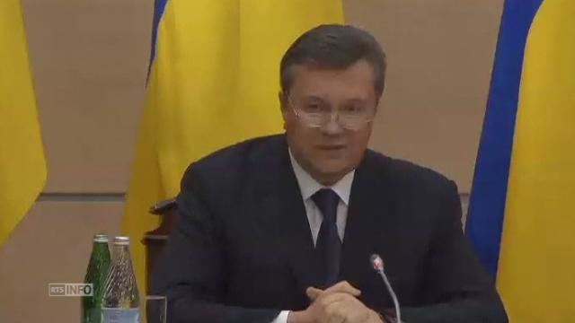 Le président ukrainien destitué sort de son silence