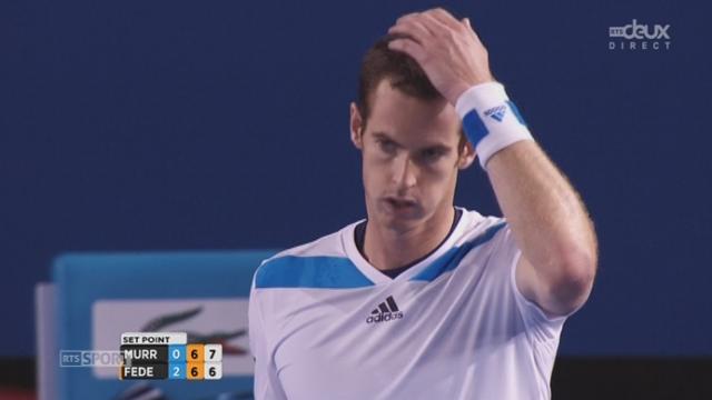 Federer – Murray (6-2, 6-4, 6-7): Murray remporte finalement ce set au tie-break