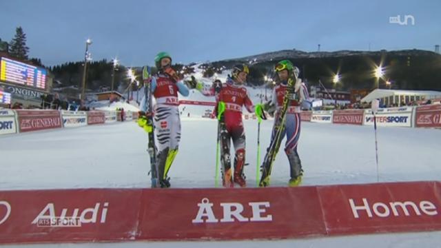 Ski alpin: Marcel Hirscher gagne de justesse face à Felix Neureuther à Are