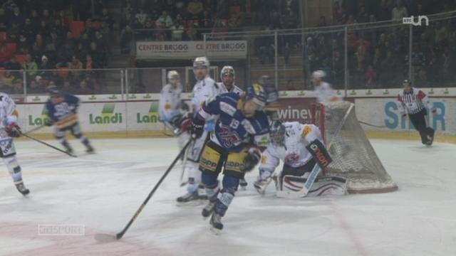 Hockey sur glace-LNA (43e j.): Bienne-Fribourg (2-1 tb)