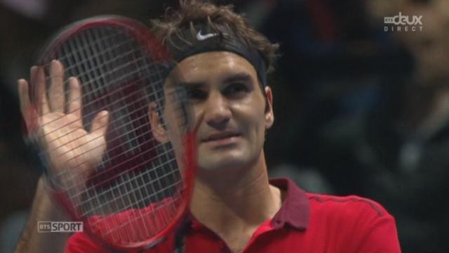 Federer - Murray (6-0; 6-1): après seulement 66minutes de jeu Federer remporte la partie