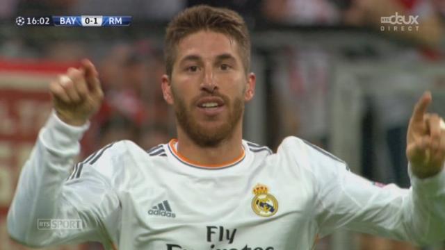 1-2 (retour), Bayern Munich - Real Madrid (0-1): Ramos reprend de la tête un corner botté par Modric et ouvre le score pour le Real