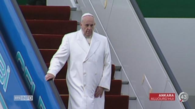 Le pape François est en visite pour trois jours en Turquie