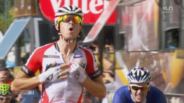 12e étape, Bourg-en-Bresse-Saint-Etienne: de la chute de Greipel à la victoire d'Alexander Kristoff (vainqueur de Milan San Remo)