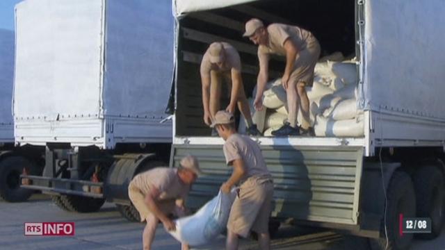 Un convoi d'aide humanitaire en route pour l'Ukraine n'est pas le bienvenu