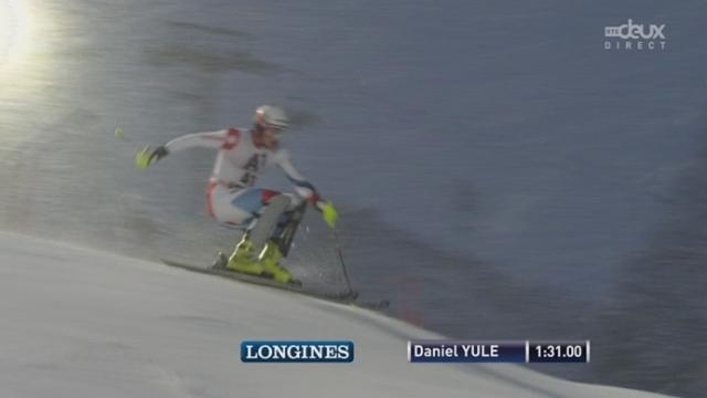 Slalom messieurs, 2e manche: Daniel Yule