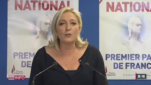 Elections européennes: le Front national devient le premier parti de France