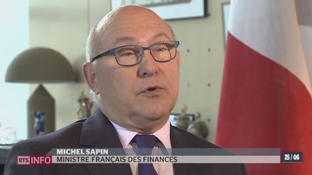 Le ministre français des Finances Michel Sapin doit rencontrer son homologue Eveline-Widmer Schlumpf à Berne