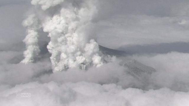 L'éruption volcanique a perturbé le trafic aérien.