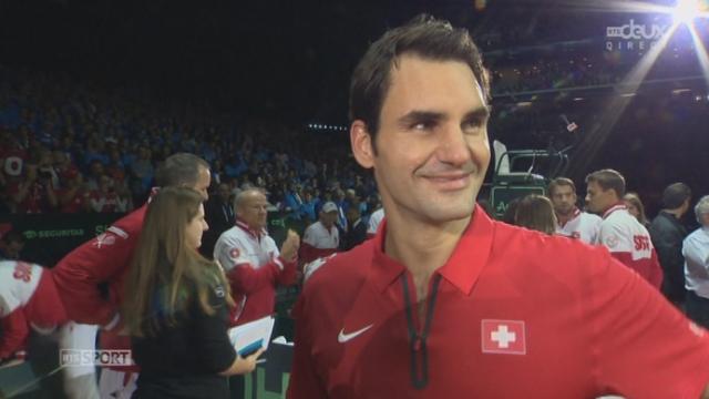 Finale, Gasquet - Federer (4-6, 2-6, 2-6): interview à chaud de Federer