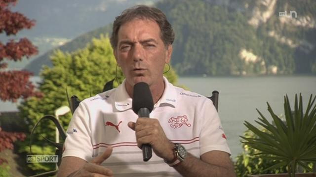 Football - Coupe du Monde: l'interview de Michel Pont, Coach assistant de l'équipe de Suisse (2-2)