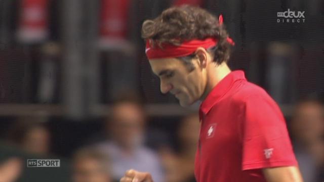 1-2 finale, Federer-Bolleli (7-6, 6-4): 2e manche remportée par le Bâlois
