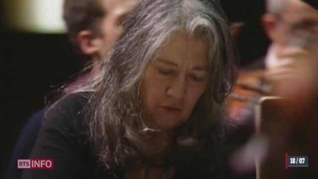 La pianiste Martha Argerich retrouve Charles Dutoit pour l'ouverture du Verbier Festival