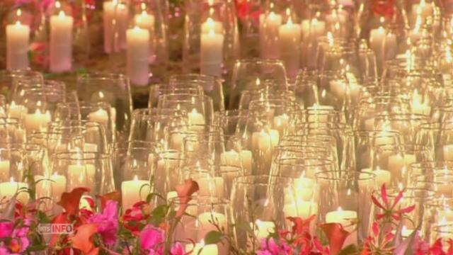 Ceremonie en memoire des victimes du crash du MH17