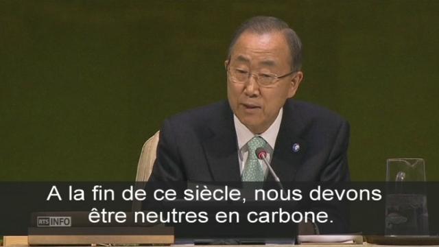 Le climat, question determinante pour Ban Ki Moon