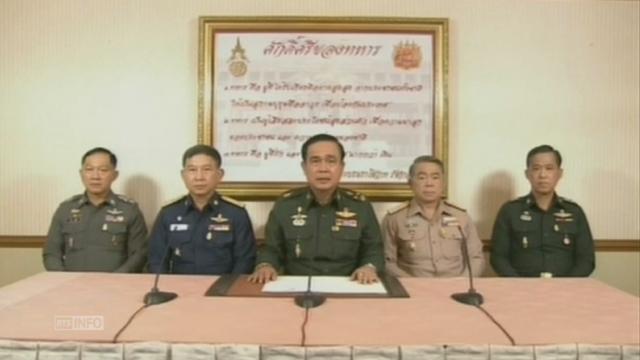 L'armée thaïlandaise annonce en direct un coup d'Etat
