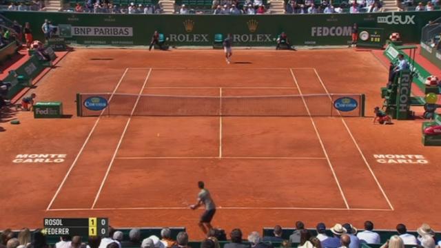 Tennis - Monte-Carlo: Federer a accédé facilement aux quarts de finale