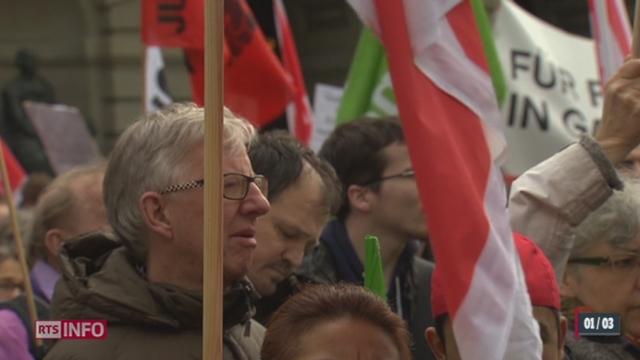 BE: 10'000 personnes se sont rassemblées à Berne pour une Suisse ouverte et solidaire