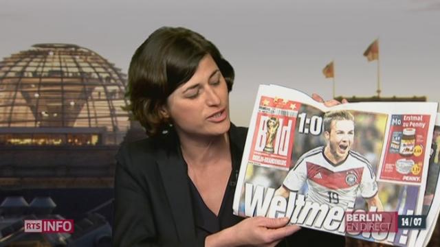 Coupe du Monde - Victoire Allemagne: les précisions d'Anne Maillet, correspondante en Allemagne
