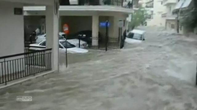 La Grèce balayée par la tempête Gonzalo