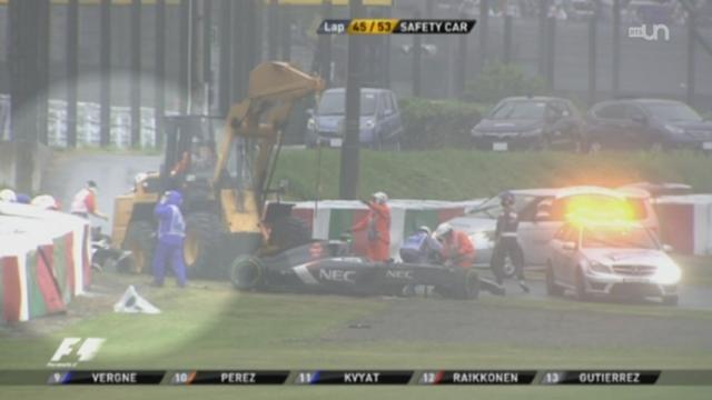 Formule 1 - GP du Japon: la course à été marquée par le grave accident de Jules Bianchi