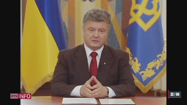 Ukraine: le président Porochenko annonce un plan de paix