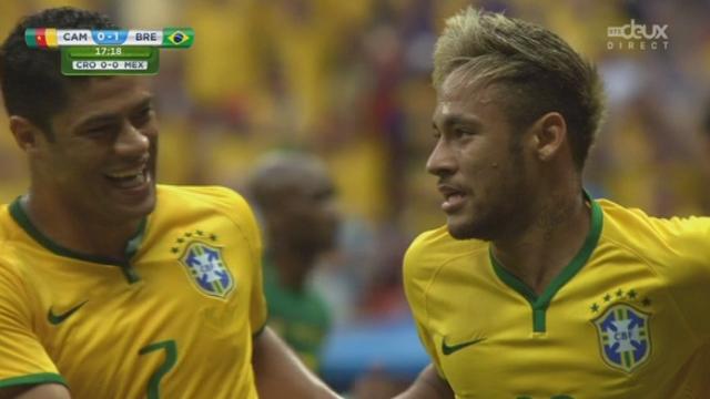 Groupe A, CMR-BRA (0-1): Neymar inscrit le premier but