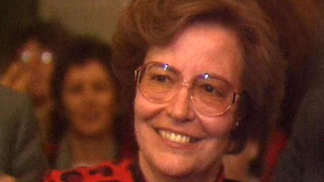 Yvette Jaggi lors de son élection comme syndique de Lausanne en 1989 [RTS]