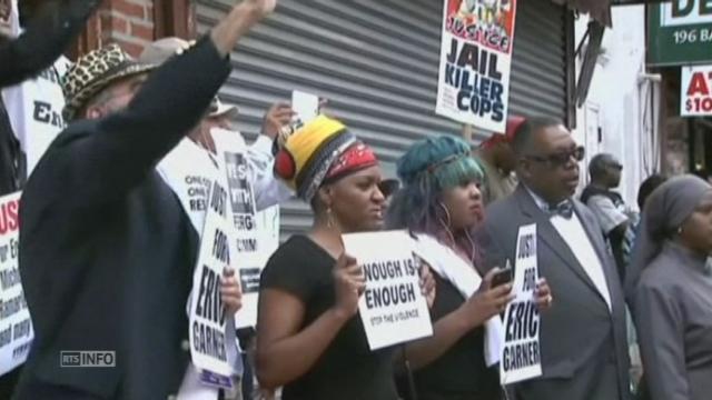 Manifestation à New York pour dénoncer la mort d'un Noir