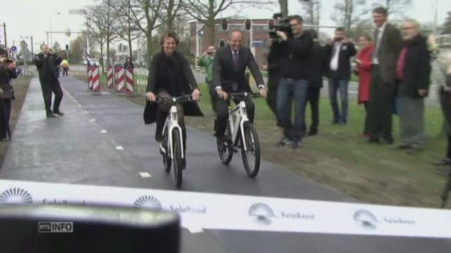 La première piste cyclable solaire a été inaugurée aux Pays-Bas