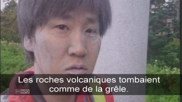 Au Japon, l'éruption du volcan a surpris les randonneurs