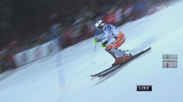 Slalom, 2e manche: le jeune Kristoffersen signe sa première victoire