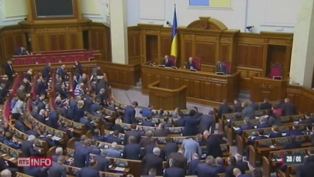 Ukraine: le premier ministre a annoncé sa démission