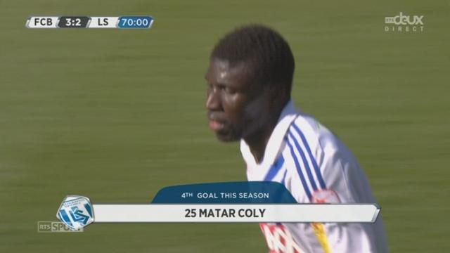 Bâle - Lausanne (3-2): quelques secondes après, Lausanne réagit et Coly marque le 3 à 2