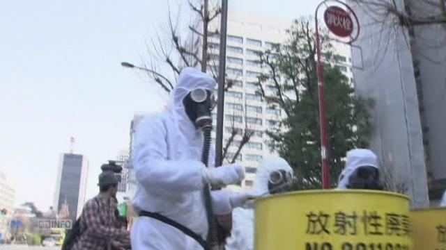 Les antinucléaires manifestent pour les 3 ans de Fukushima