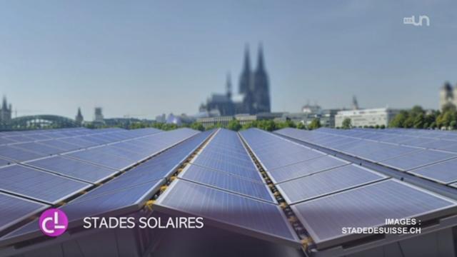 La plus grande centrale solaire du monde sur un stade va voir le jour sur le toit du nouveau stade de Bienne (BE)