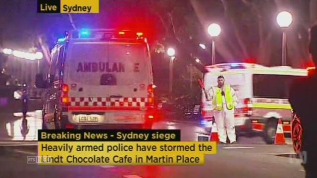 L assaut de la police de Sydney sur le cafe Lindt