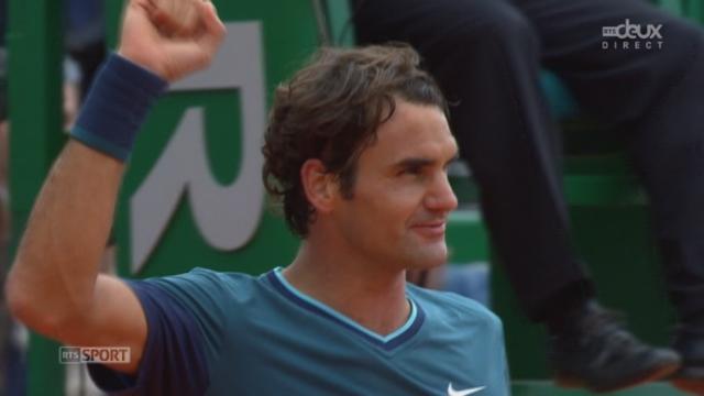1-4, Tsonga - Federer (6-2, 6-7, 1-6): Federer donne une véritable "fessée" à Tsonga dans cette 3e manche et passe en demie