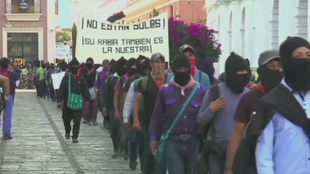 Manifestation pour les étudiants disparus au Mexique