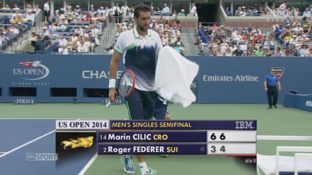 1-2, Cilic - Federer (6-3, 6-4): Cilic continue sur le même rythme et empoche le second set