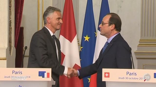 Didier Burkhalter a rencontré François Hollande
