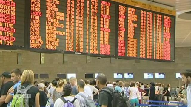 De nombreux passagers bloqués à l'aéroport de Tel-Aviv