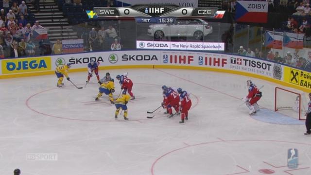 Petite finale, Suède – Rép. Tchèque (1-0) : ouverture du score par Lindstrom