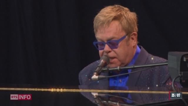 Paléo 2014: Elton John était la tête d'affiche du festival jeudi soir