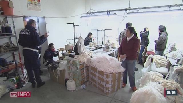Italie: 50'000 chinois travaillent dans une usine textile à Prato pour 1 euro de l'heure